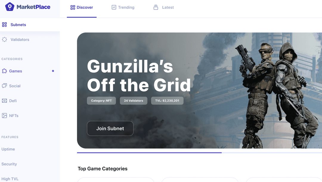 Feature image for UI Design: Layer 1 Marketplace v1.0