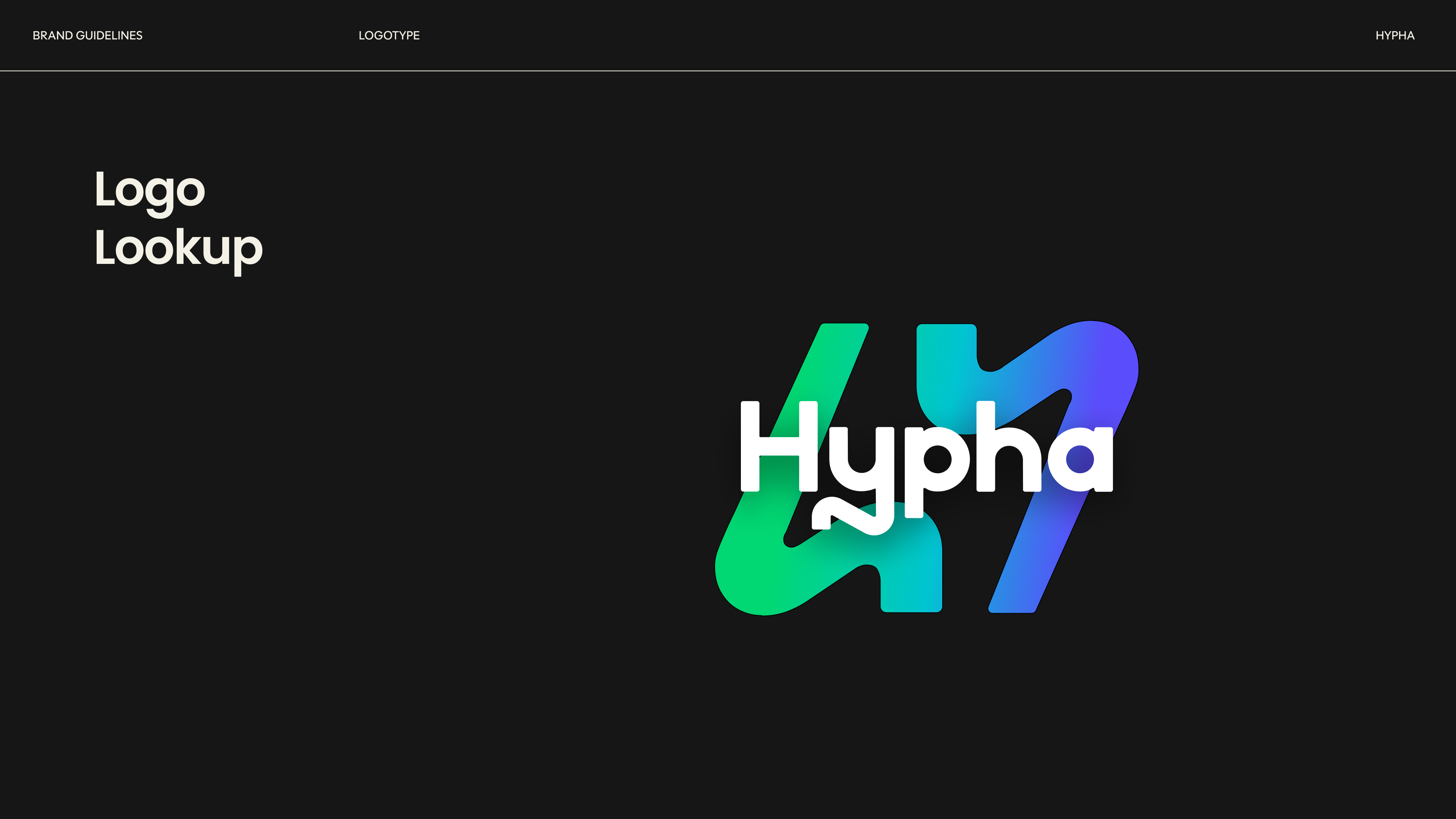 Hypha Logotype Variation 1