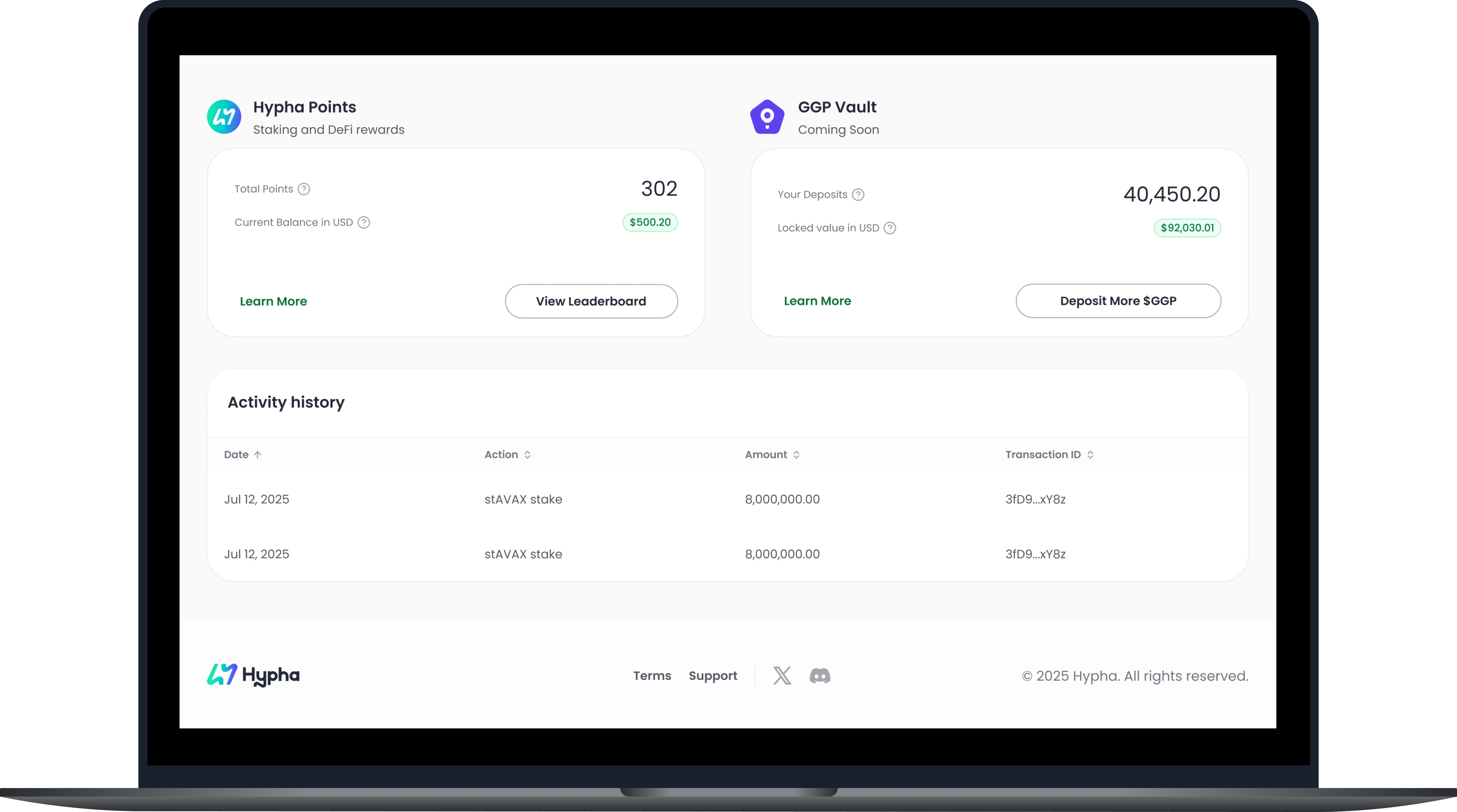 Hypha Portfolio Light Theme - Navigation